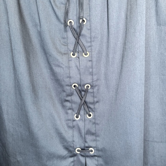 Zara Navy Blue A-line Skirt - Picture 5 of 9